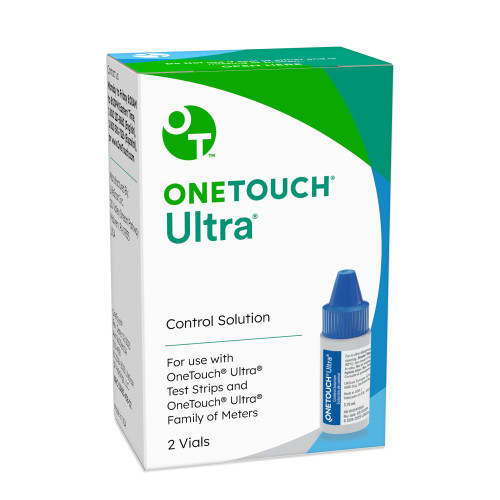 Blood Glucose Control Solution One Touch Ultra Level 1 & 2 010458 Case of 48