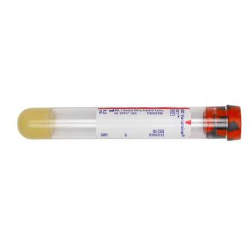 BD Vacutainer® SST™ Venous Blood Collection Tube Clot Activator / Separator Gel Additive 8.5 mL Conventional Closure Plastic Tube 0268396 Pack of 100 268396 BD Vacutainer® SST™ 639852_PK