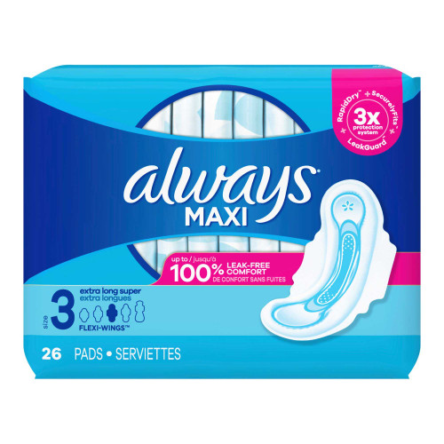Feminine Pad Always Maxi with Flexi-Wings Super Absorbency 3700098347 Always® 1203787_PK