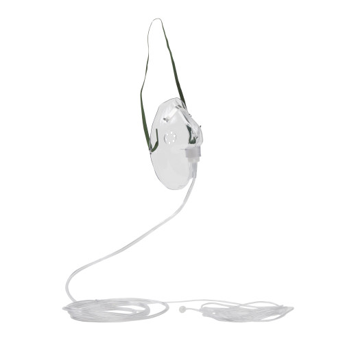 Oxygen Mask Elongated Style Adult Adjustable Head Strap, HUDRHO41U, Case of 50