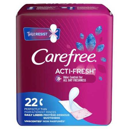 Panty Liner Carefree® actifresh® Thin Light Absorbency 07830006991 Bag of 22 7830006991 Carefree® actifresh® 1193244_BG