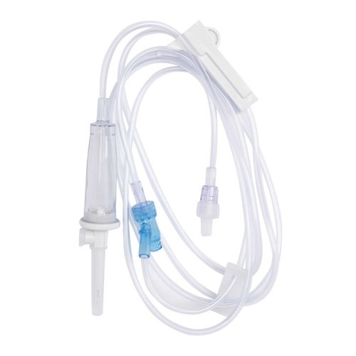 IV Pump Set SafeDay™ Gravity / Pump 1 Port 15 Drops / mL Drip Rate Without Filter 86 Inch Tubing Solution 352641 Case of 50 352641 SafeDay™ 1181017_CS IV Pump Set SafeDay™ Gravity / Pump 1 Port 15 Drops / mL Drip Rate Without Filter 86 Inch Tubing Solution 352641 Case of 50 352641 SafeDay™ 1181017_CS
