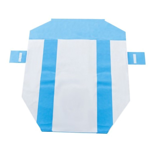 SMART-FOLD* H650 Sterilization Wrap White / Blue 40 x 47 Inch Dual Layer SMS Polypropylene Steam / EO Gas / Hydrogen Peroxide 14271 Bag of 12 14271 SMART-FOLD* H650 832279_BG