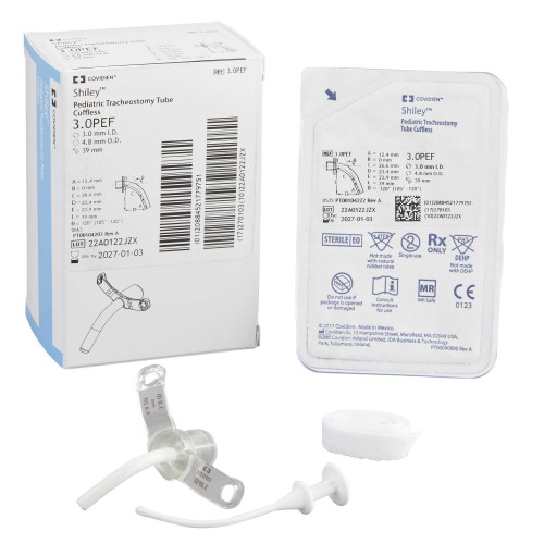 Tracheostomy Tube Shiley Cuffless Size 3 3.0PEF Shiley 1141333_EA Tracheostomy Tube Shiley Cuffless Size 3 3.0PEF Shiley 1141333_EA