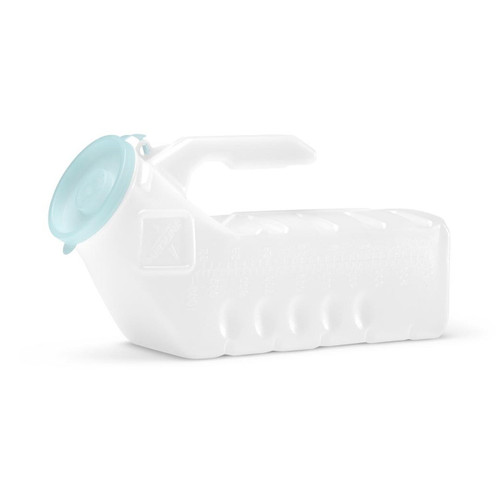 Male Urinal Supreme 32 oz. / 946 mL With Closure Single Patient Use DYND80235SD Case of 48 DYND80235SD Supreme 771034_CS