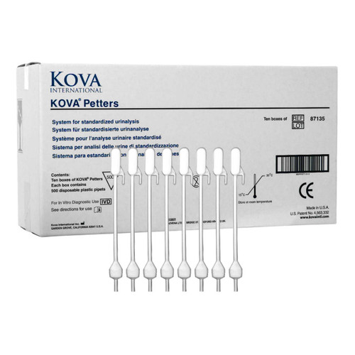Kova® Petter Urinalysis Pipette 1 mL NonSterile 87135 Box of 500 87135 Kova® Petter 142252_BX