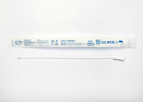 Cure Catheter Urethral Catheter 12 Fr. Male Coude M12C Cure Catheter 781484_CS Cure Catheter Urethral Catheter 12 Fr. Male Coude M12C Cure Catheter 781484_CS