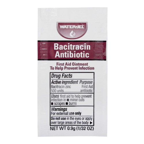 First Aid Antibiotic Water Jel® Ointment 0.9 Gram Individual Packet WJBA1800.00.000 Case of 1800 WJBA1800.00.000 Water Jel® 769261_CS