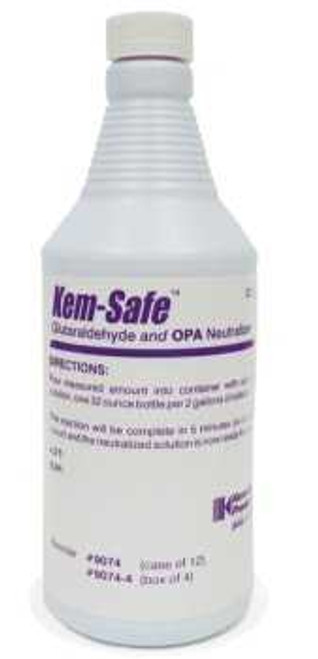Kem-Safe Glutaraldehyde/OPA Neutralizing Solution - Pack of 1 9074 Kem-Safe™ 671572_EA Kem-Safe Glutaraldehyde/OPA Neutralizing Solution - Pack of 1 9074 Kem-Safe™ 671572_EA