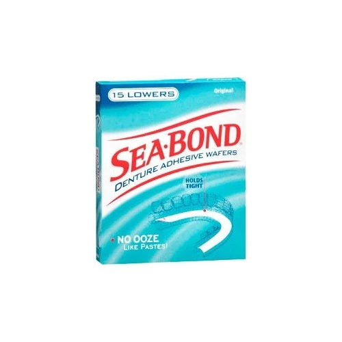 Denture Adhesive SeaBond Wafer , Sample Pack of 1