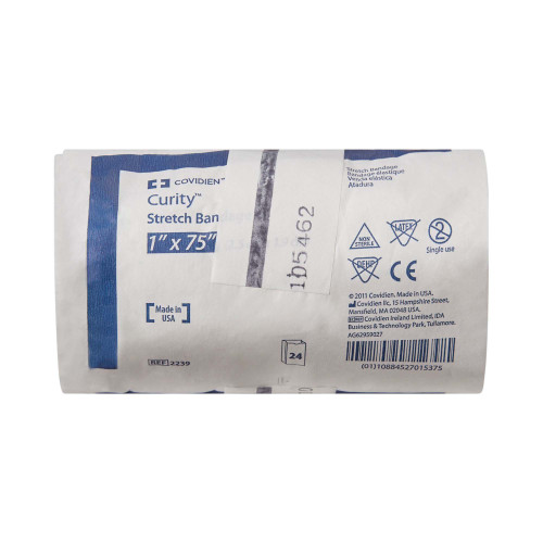 Curity Conforming Bandage 1 X 75 Inch 1-Ply NonSterile 24 per Pack, 2239, Pack of 1