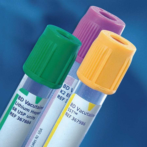 BD Vacutainer® Venous Blood Collection Tube Sodium Heparin Additive 6 mL BD Hemogard™ Closure Plastic Tube 367878 Box of 100 367878 BD Vacutainer® 321839_BX