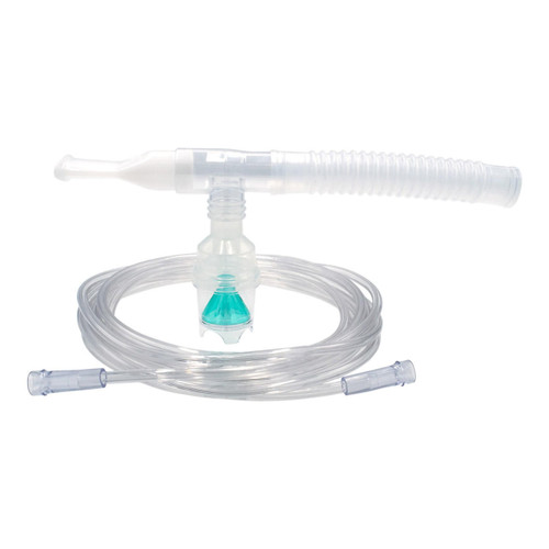 Salter Labs 8900 Series Handheld Nebulizer Kit with 3 mL Medication Cup & Anti-Drool Mouthpiece Universal Size – 8911-7-50, Case of 50 Kits 8911-7-50 Salter Labs® 8900 Series 726419_CS