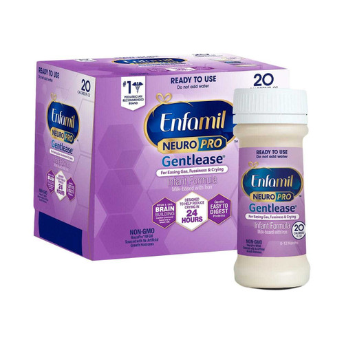 Infant Formula Enfamil NeuroPro™ Gentlease® Unflavored 2 oz. Bottle Liquid Milk-Based Crying / Spitup 898103 Pack of 1 898103 Enfamil NeuroPro™ Gentlease® 1118214_EA