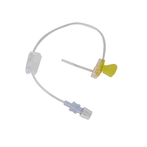 PowerLoc Max Huber Infusion Set 20 Gauge 1 Inch 8 Inch Tubing Without Port, 0142010, Case of 25