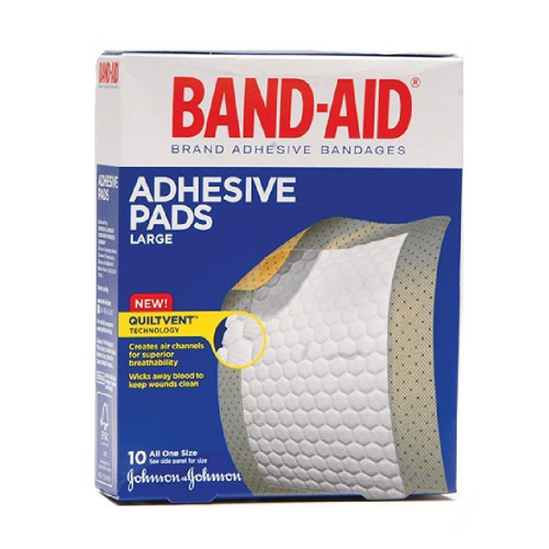 Band-Aid Adhesive Strip Plastic Tan 2-7/8 X 4 Inch Sterile, 111833800, Case of 240