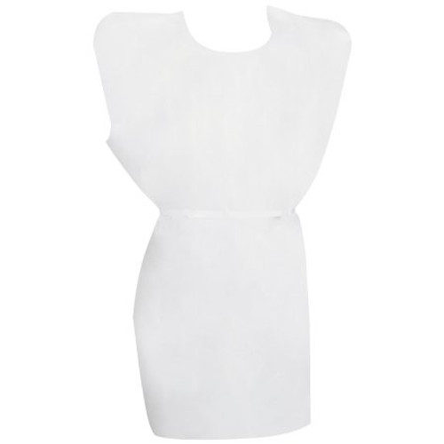 Patient Exam Gown McKesson One Size White Disposable 18-10846 Pack of 1 18-10846 McKesson 201061_EA