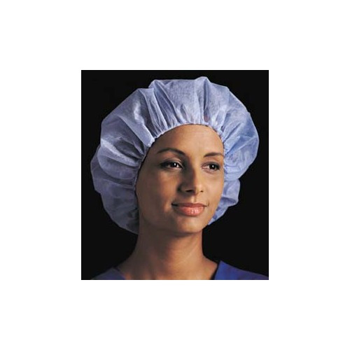 Bouffant Cap McKesson, Blue, Elastic Closure, 40171100, Box of 100