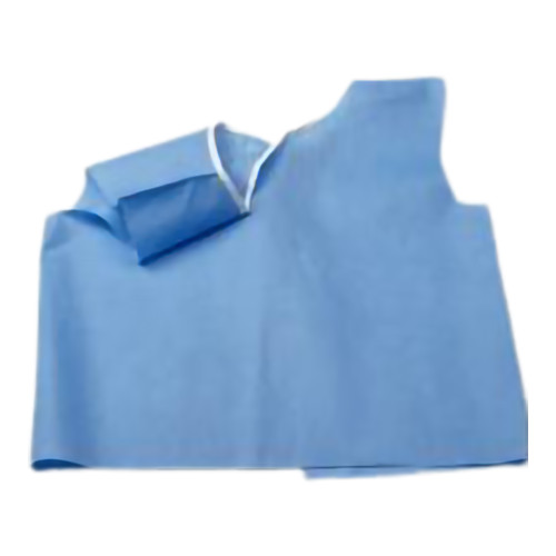 Exam Cape, Blue, One Size, Front / Back Opening, Without Closure, Female, 501XWS, Case of 100