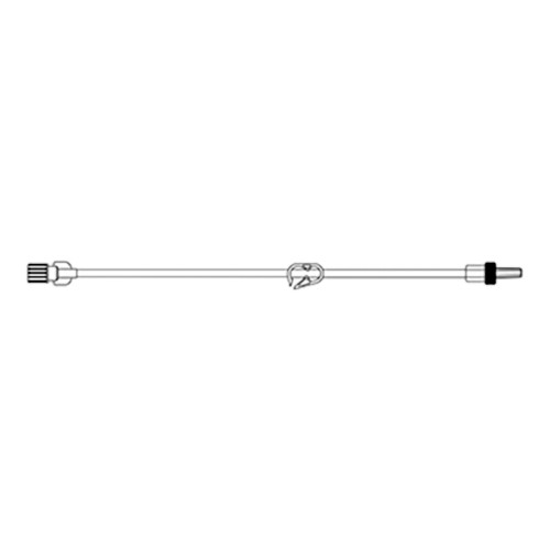 McKesson IV Extension Set Small Bore 12 Inch Tubing Without Filter, MS438, Case of 600