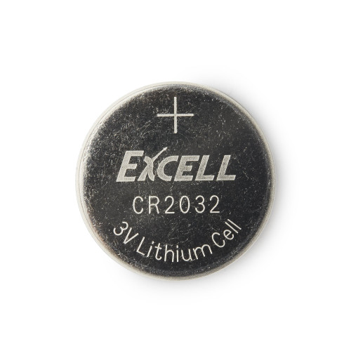 Excell Lithium Battery CR2032 Coin Cell 3V Disposable 1 Pack, CR2032, Case of 5000