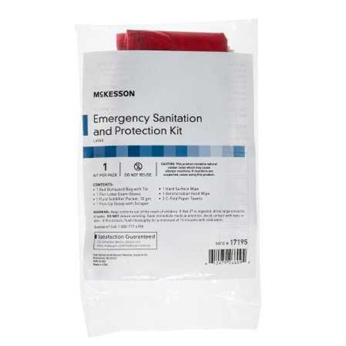 E.S.P. Emergency Sanitation and Protection Kit McKesson 17195 Case of 100 17195 McKesson 1089733_CS