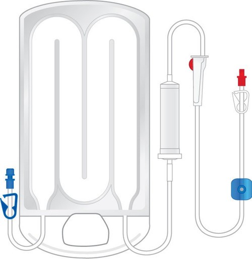 Ranger Fluid Warming Set Pump 1 Port 9,000 mL / Hr Drip Rate Without Filter 30 Inch Tubing Blood / Solution, 24200, Pack of 1