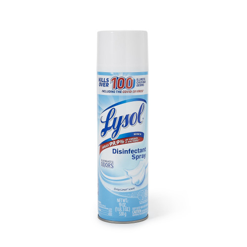 Lysol Surface Disinfectant Alcohol Based Aerosol Spray Liquid 19 oz. Can Crisp Linen Scent NonSterile, RAC79329CT, Pack of 1