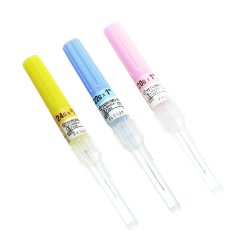 Surflo Peripheral IV Catheter 22 Gauge 1 Inch ETFE Straight Hub Non Blood Control Non-Safety, SR-OX2225CA, Pack of 1