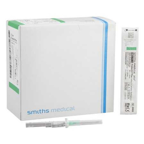 Peripheral IV Catheter Protectiv® Plus 18 Gauge 1.25 Inch Retracting Safety Needle 306501 Box of 50 306501 Protectiv® Plus 231560_BX