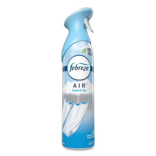 Febreze AIR Air Freshener Liquid 8.8 oz. Can Linen and Sky Scent, PGC96256EA, Pack of 1