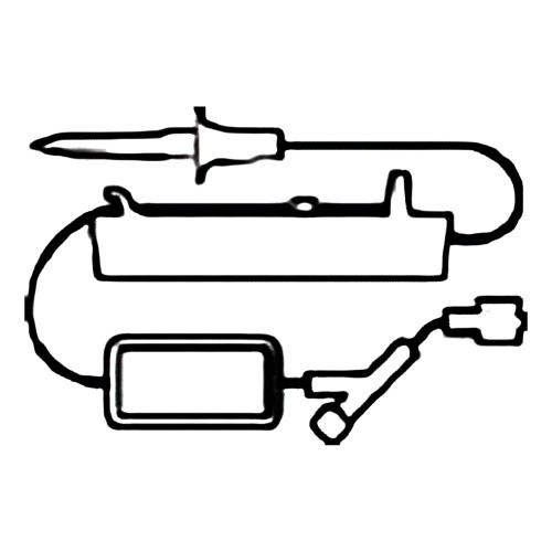 CADD High Volume IV Pump Set Pump 1 Port 1.2 Micron Filter 117 Inch Tubing Solution, 21-7361-24, Box of 15