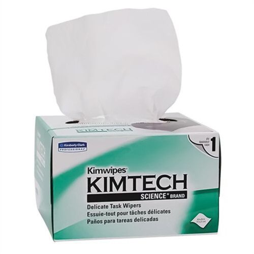Kimtech Science Kimwipes Delicate Task Wipe Light Duty 286 Count Dispenser Box 4 X 8-1/5 Inch NonSterile Disposable, 34155, Case of 17160