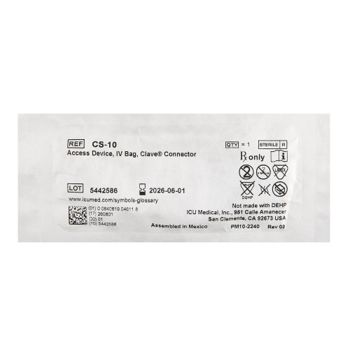 Connector, IV Access, CS-10, Pack of 1