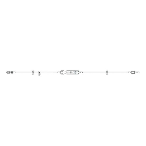 IV Pump Set Sapphire‚ Pump Without Ports 20 Drops / mL Drip Rate Without Filter 114 Inch Tubing Solution 12003-000-0013 Case of 30