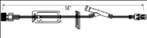 IV Extension Set Standard Bore 14 Inch Tubing With Filter B1019 Case of 50 B1019 ICU Medical 528529_CS