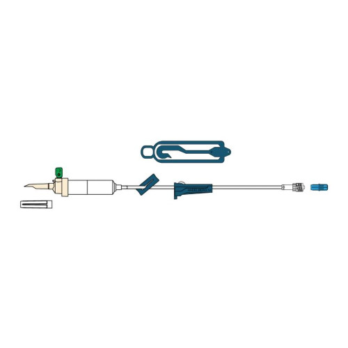 Secondary IV Administration Set Codan Gravity 20 Drops / mL Drip Rate Without Filter 40 Inch Tubing Solution A490 Case of 50 Secondary IV Administration Set Codan Gravity 20 Drops / mL Drip Rate Without Filter 40 Inch Tubing Solution A490 Case of 50