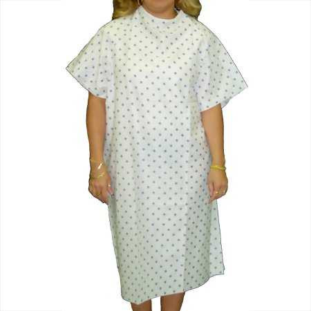 Patient Exam Gown One Size Snowflake Print Print Reusable PGOS-TWILL-MK One Dozen PGOS-TWILL-MK Comfort Concepts 880850_DZ