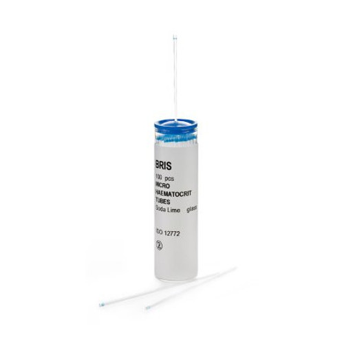 McKesson Capillary Blood Collection Tube Plain 75 µL Without Closure Glass Tube 177-51602 Box of 1000 177-51602 McKesson 1082111_BX