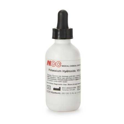 Microbiology Reagent Potassium Hydroxide Inorganic Compound 10% 2 oz. 783A-2OZ Pack of 1 783A-2OZ Medical Chemical 301735_EA