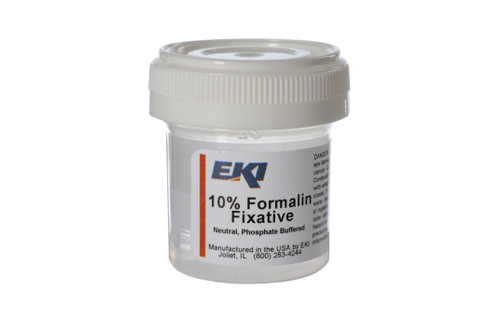 Prefilled Formalin Container 10 mL, Fill in 20 mL, (0.67 oz.) Screw Cap, NonSterile 24499-100X20ML, Case of 100