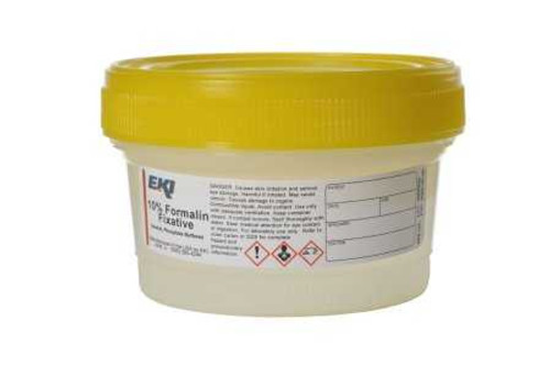 Prefilled Formalin Container Quickfix™ 125 mL Fill in 250 mL (8.5 oz.) Screw Cap Warning Label / Storage Instructions NonSterile 24499-24X250ML Case of 24 24499-24X250ML Quickfix™ 1037203_CS