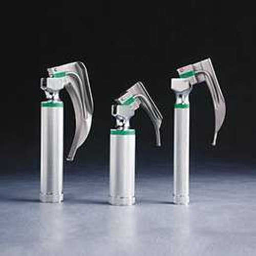 Laryngoscope Handle McKesson Greenline FiberOptic Medium Standard Handle 4065FMM Pack of 1 4065FMM McKesson 1089419_EA