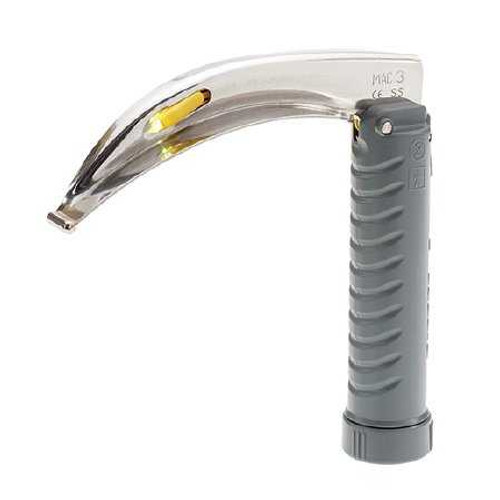 Laryngoscope Blade Rusch Lite® Macintosh Type Size 3 Medium Adult 004671003 Box of 10 004671003 Rusch Lite® 1048468_BX