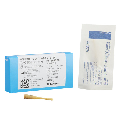 Gland Catheter 10 Fr. 5 cc Balloon Word Bartholin Style 5 cm Length 564000 Pack of 1
