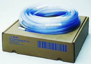 Suction Tubing Medi-Vac Non-Conductive NonConductive Plastic 1/4 Inch I.D. 12 Foot Length Sterile Maxi-Grip and Male / Male Connector N612 Case of 25