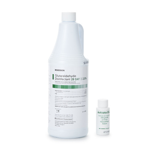 REGIMEN Glutaraldehyde High-Level Disinfectant Activation Required Liquid 32 oz. Bottle Reusable, 341, Case of 16