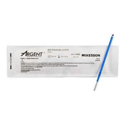 LEEP/LLETZ Electrode McKesson Argent™ Tungsten Wire Extended Ball Tip Disposable Sterile 465 Box of 5 465 McKesson Argent™ 883367_BX