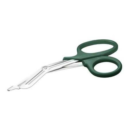 Trauma Shears McKesson Medicut™ Green 7-1/4 Inch Length Medical Grade Stainless Steel Finger Ring Handle Blunt Tip / Blunt Tip 320DGMM Case of 10 320DGMM McKesson Medicut™ 1089413_CS