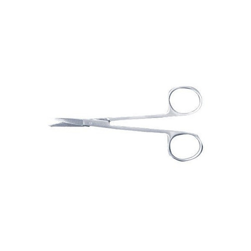 Iris Scissors McKesson 4-1/8 Inch Office Grade Stainless Steel Finger Ring Handle Sharp Tip / Sharp Tip 43-2-109 Pack of 1